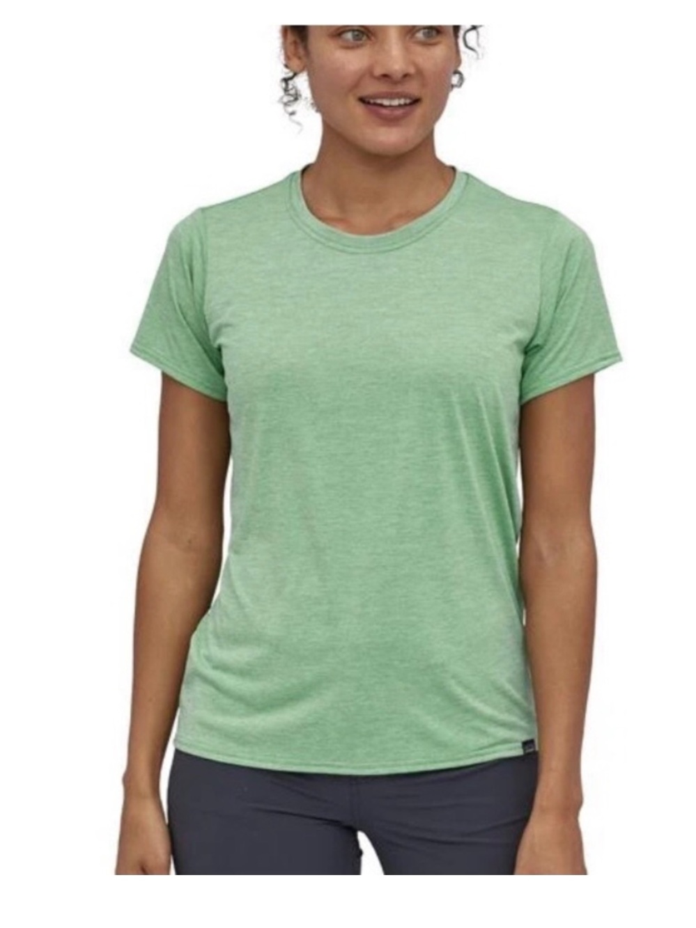 Patagonia women’s Capilene Cool Daily Shirt Mint Green Size XS